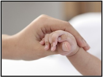 赤ちゃんの手の画像